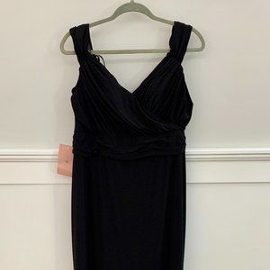 BHLDN Racine Off-the-Shoulder Jersey Dress (Size 18) (Black)